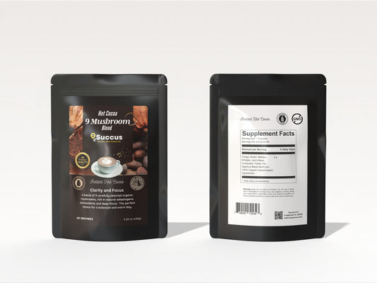 9 Mushroom Blend Hot Cocoa - Rich, Creamy & Immune-Boosting image 1