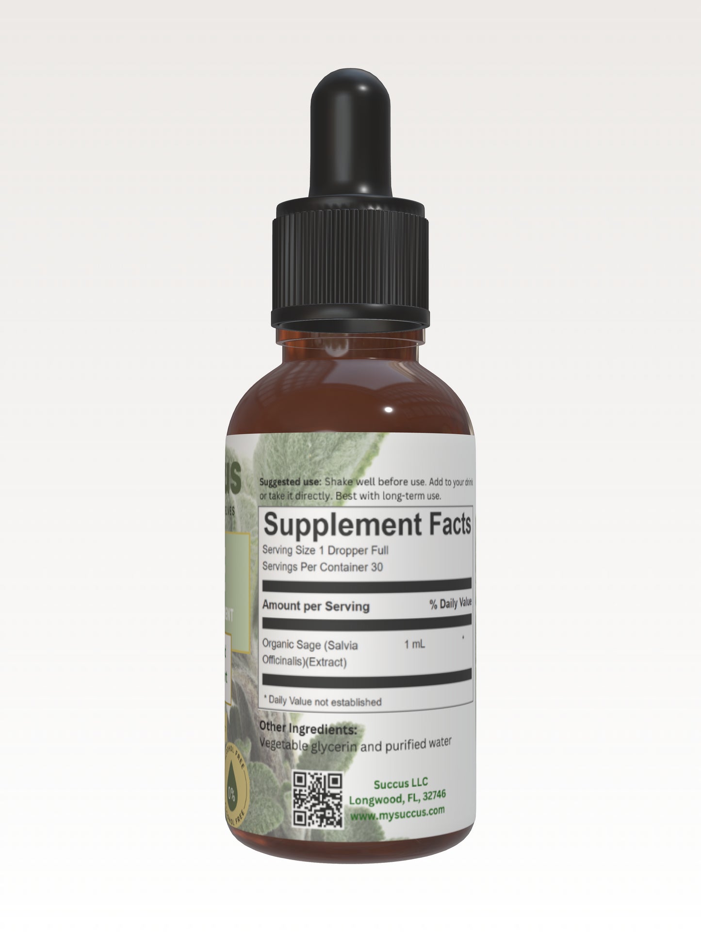 Sage Tincture - Mental Clarity and Oral Health image 5