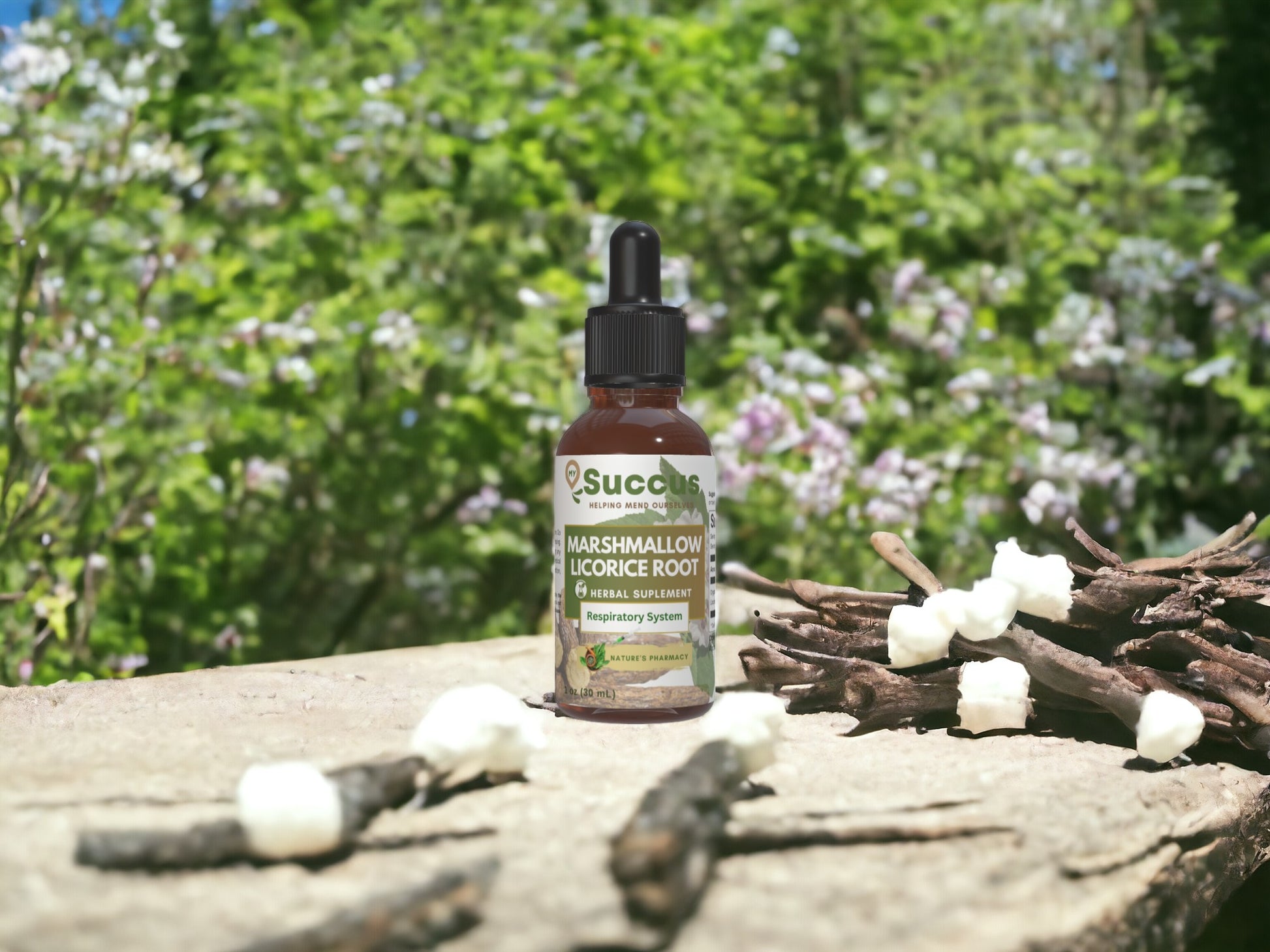Marshmallow & Licorice Root Tincture - Supports Throat Health image 0