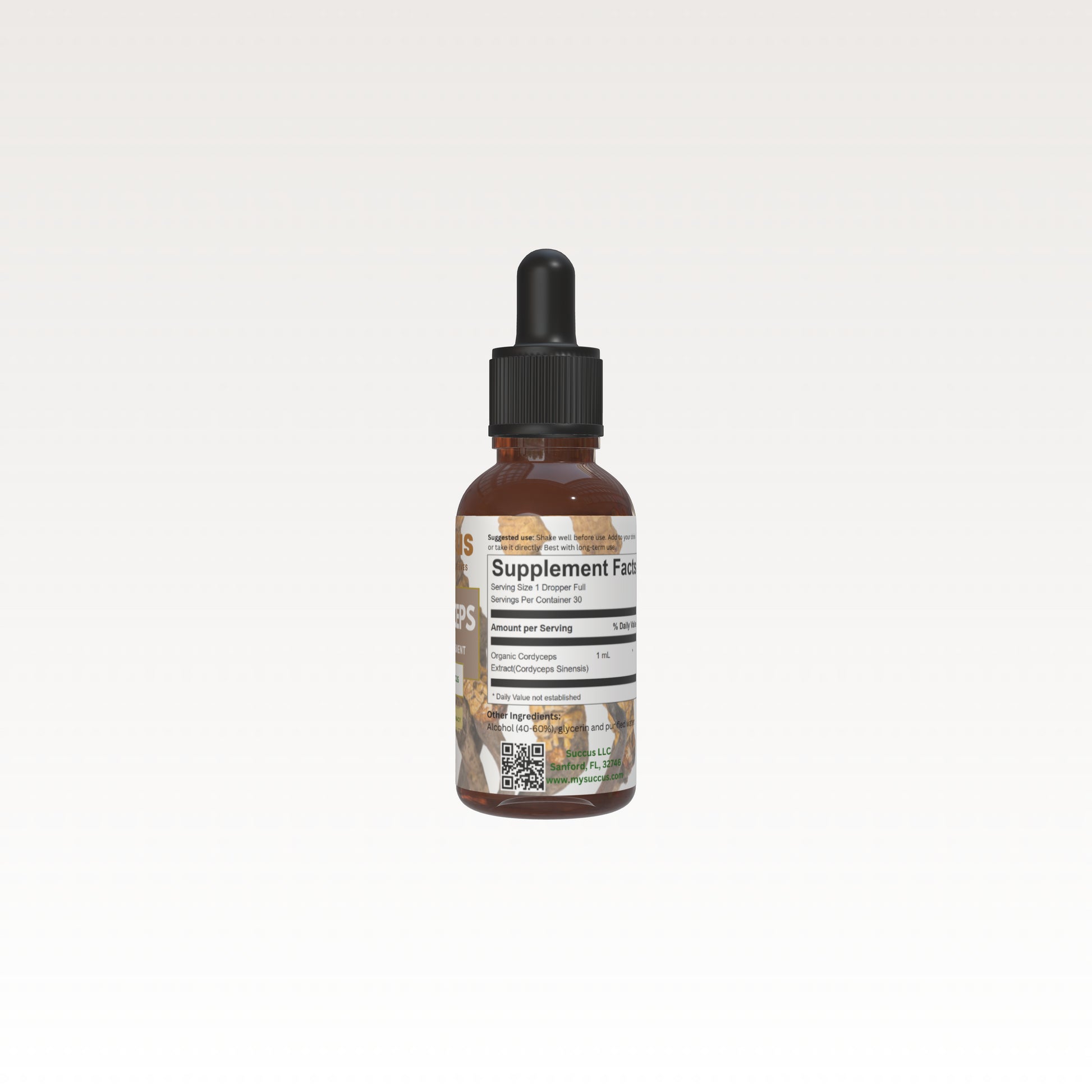 Cordyceps Tincture - Supports Energy & Vitality Naturally image 3