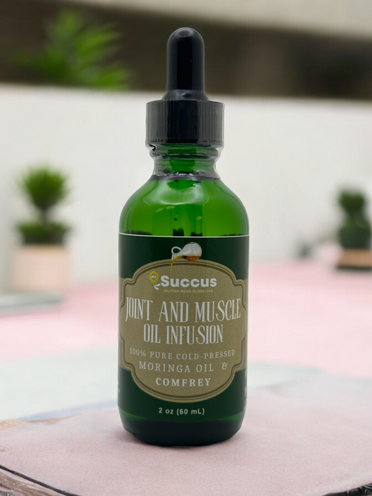 Cold Pressed Moringa Oil Infused with Comfrey - Pain Oil image 0