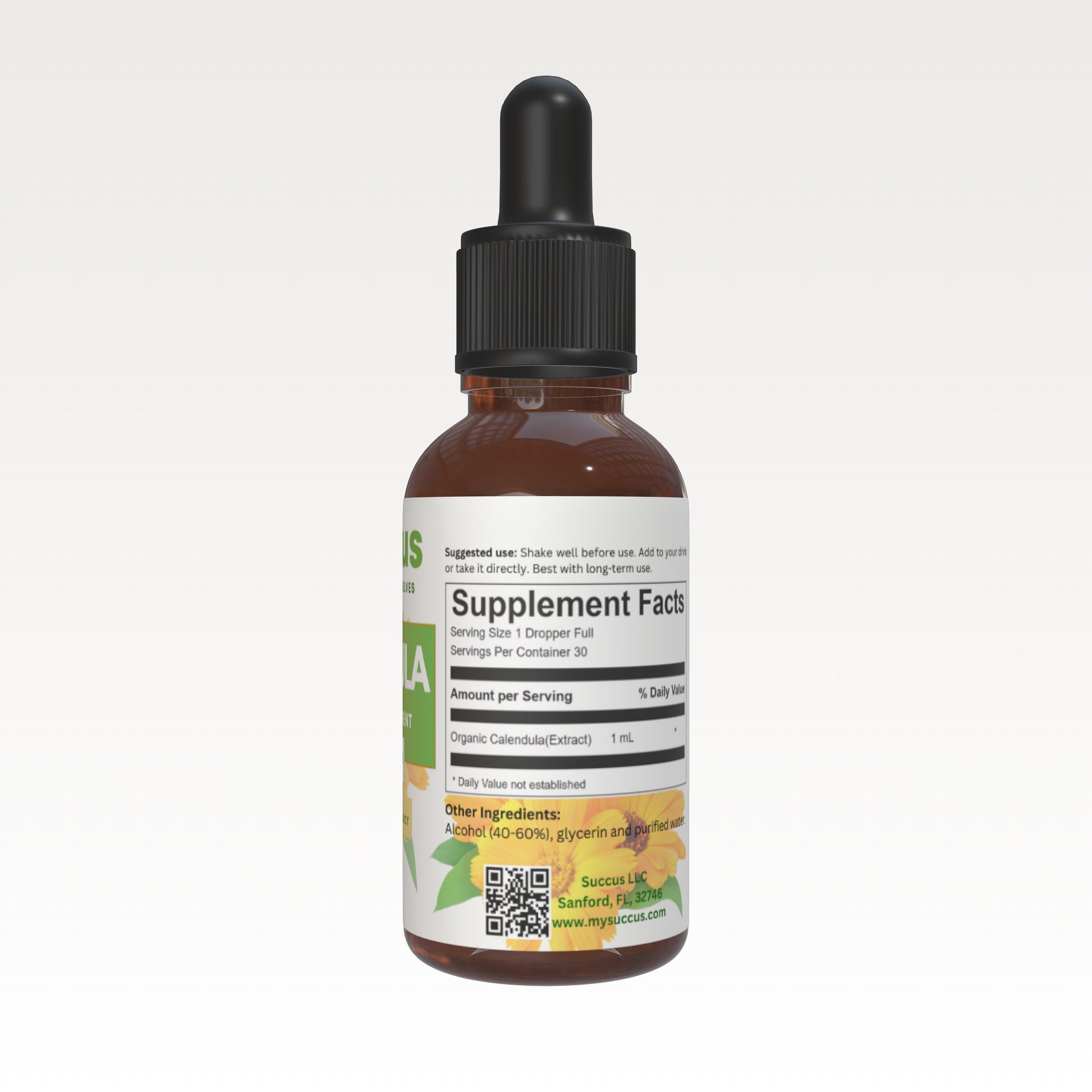 Calendula Tincture - High-Quality Herbal Extract for Wellness & Balance image 3