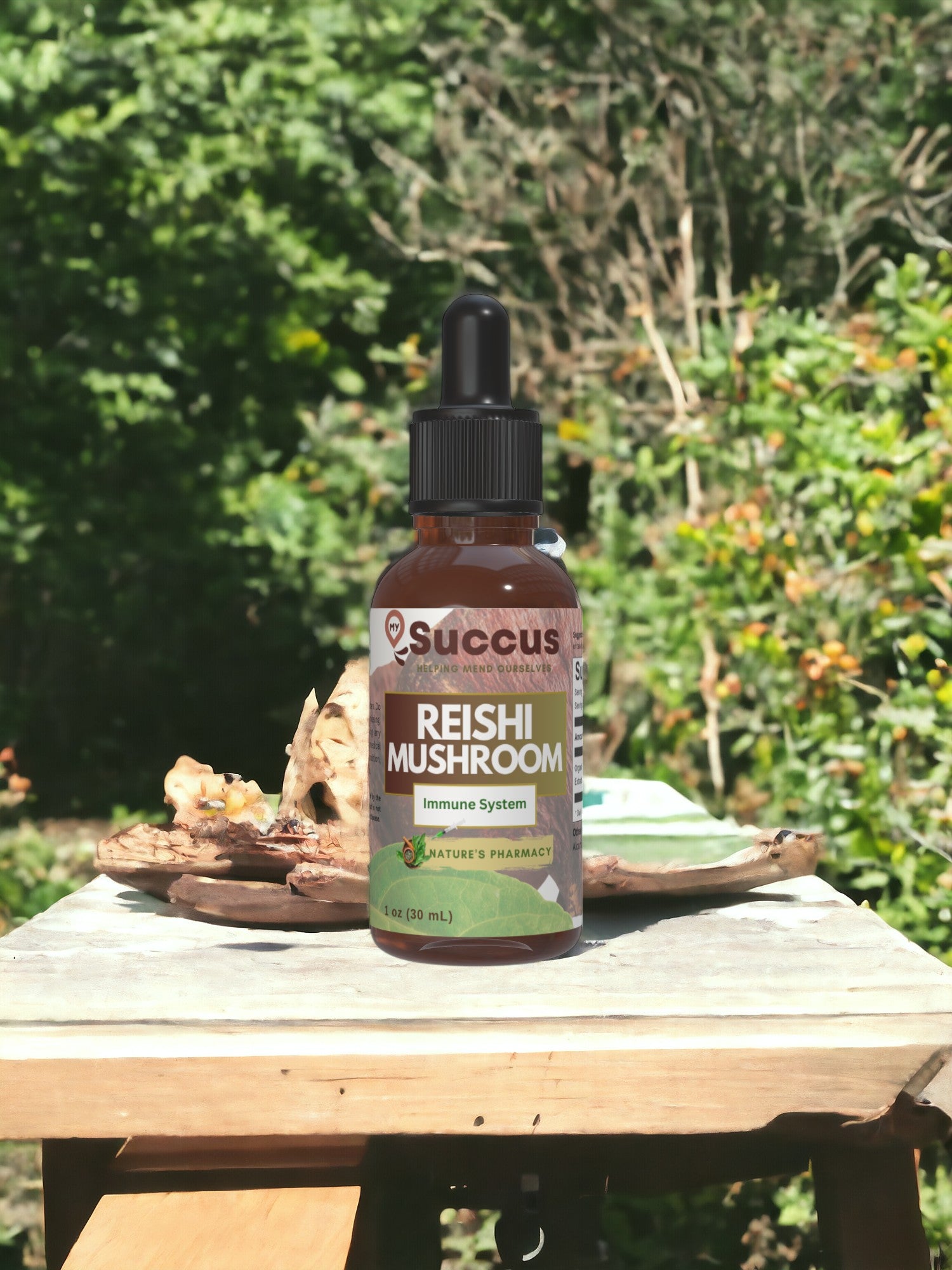 Reishi Mushroom Tincture - Immune System image 0