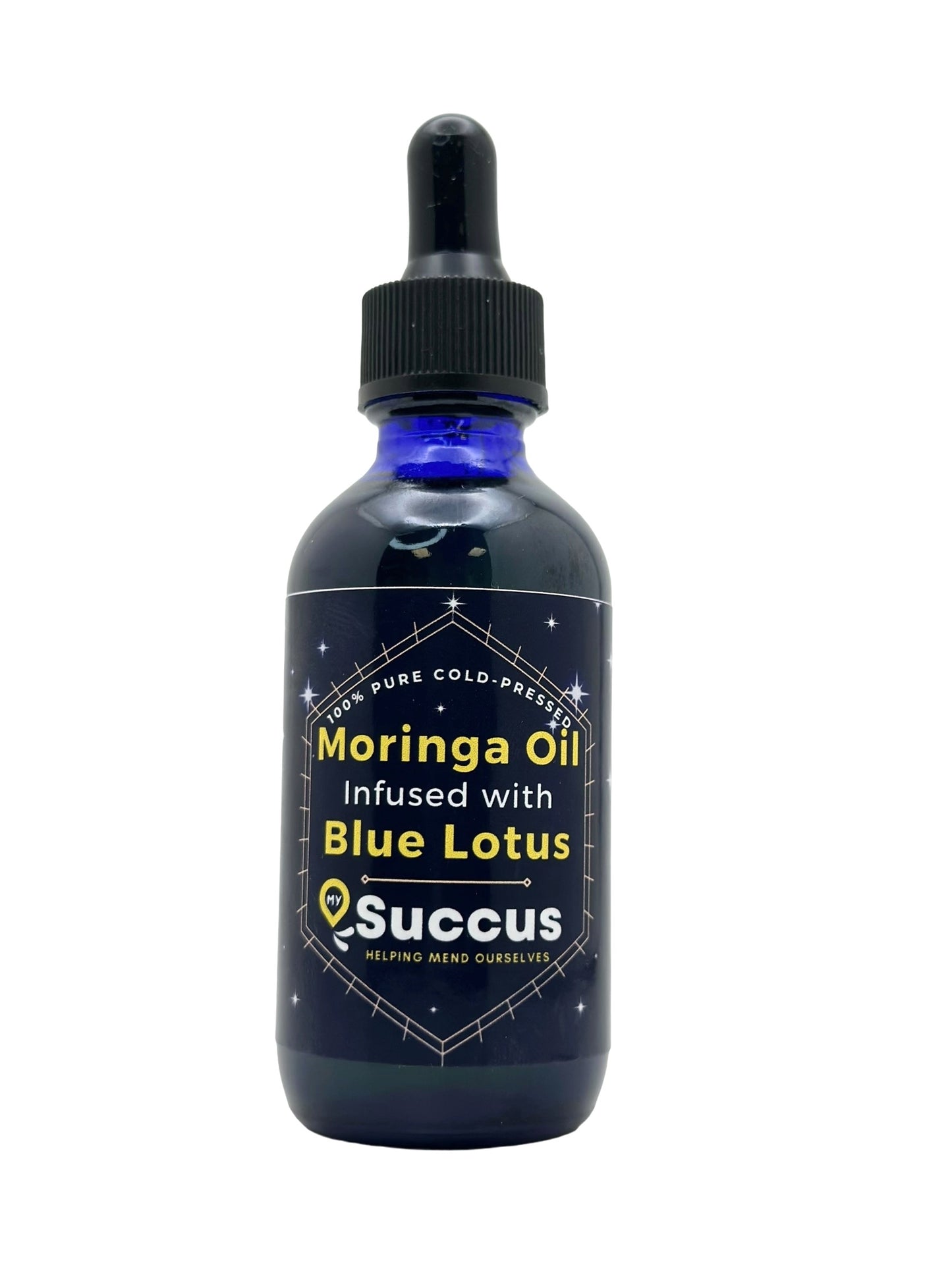 Cold Pressed Moringa Oil Infused With Blue Lotus image 4