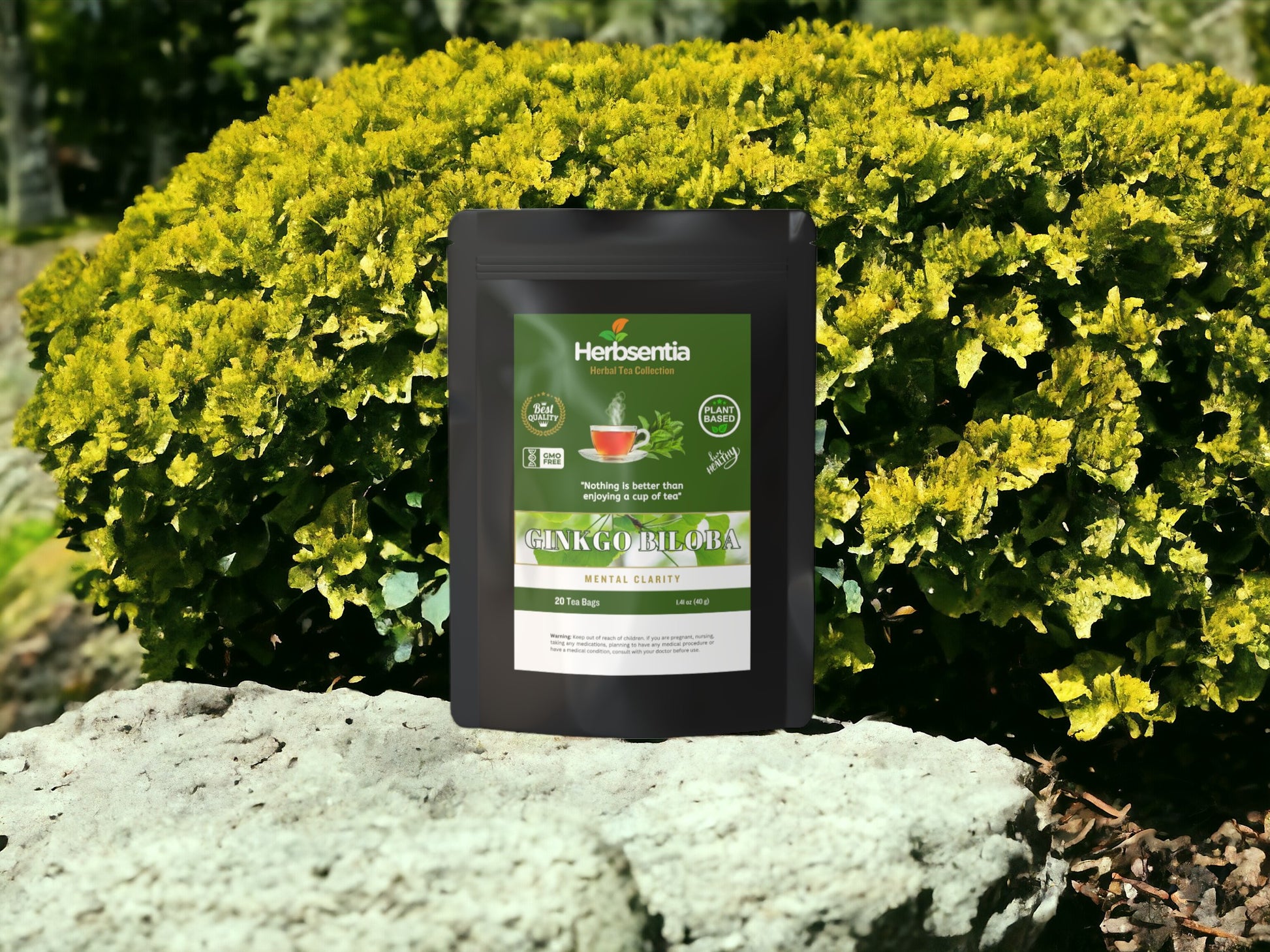 Gingko Biloba Tea - Supports Mental Clarity & Circulation image 1