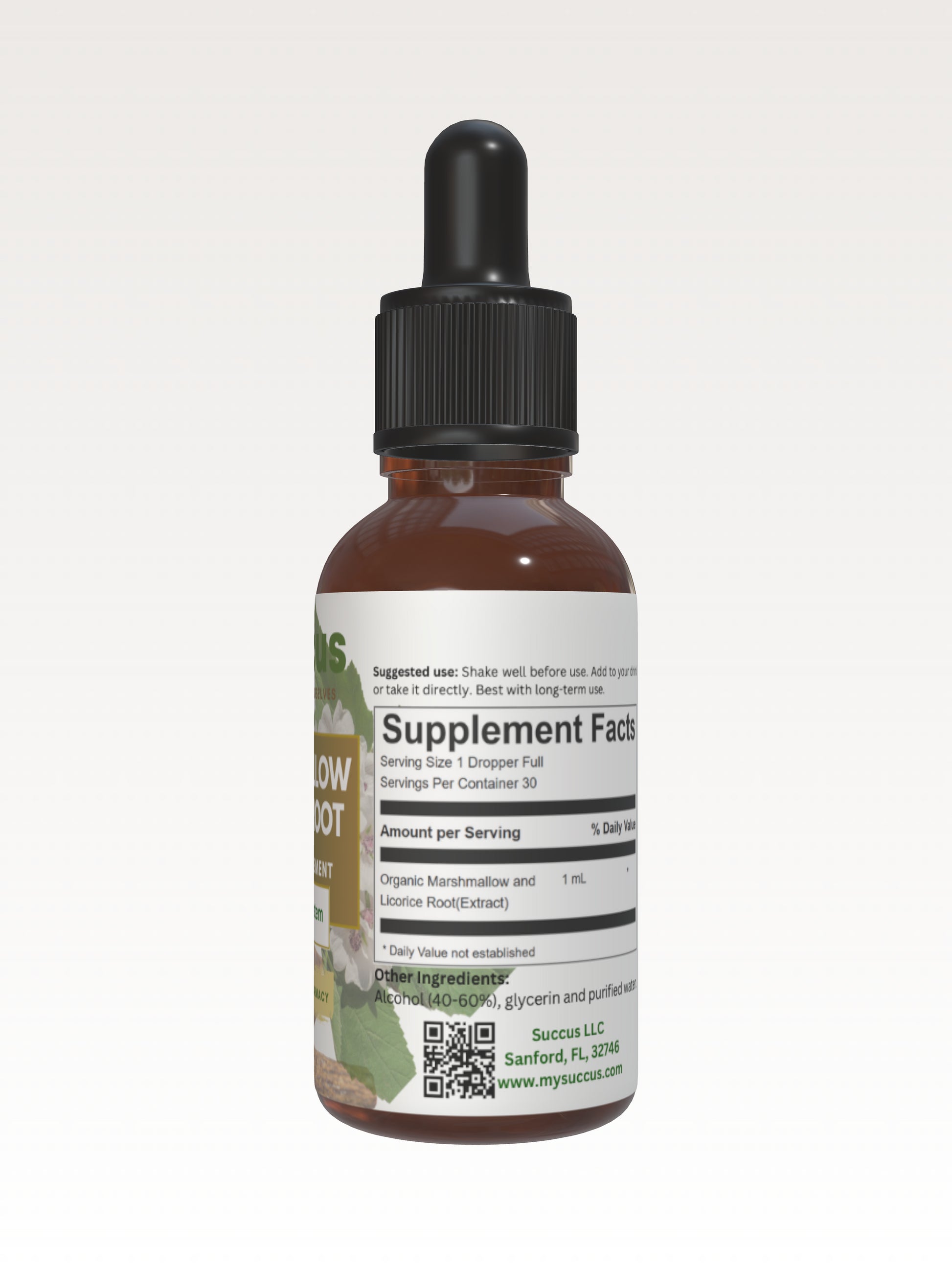 Marshmallow & Licorice Root Tincture - Supports Throat Health image 3
