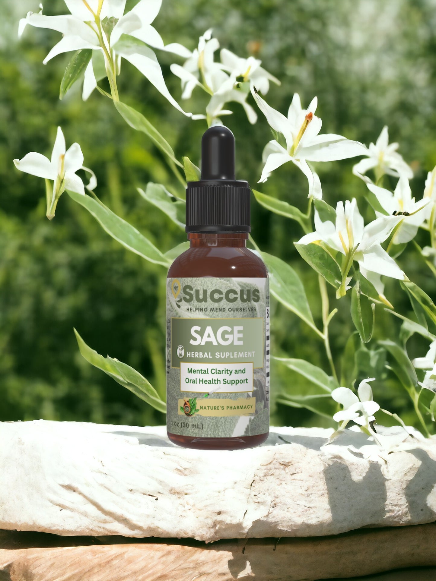 Sage Tincture - Mental Clarity and Oral Health image 0