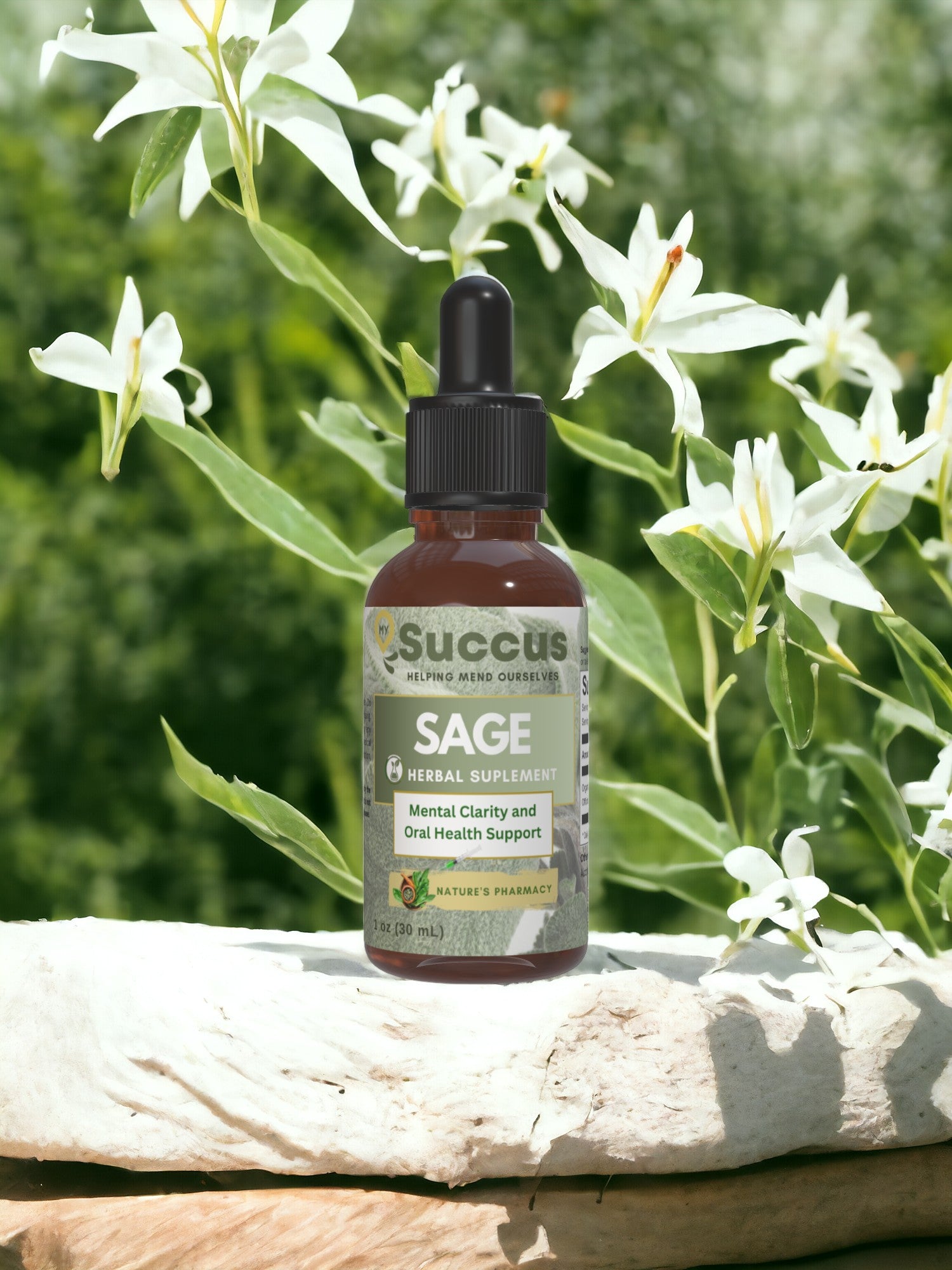 Sage Tincture - Mental Clarity and Oral Health image 0