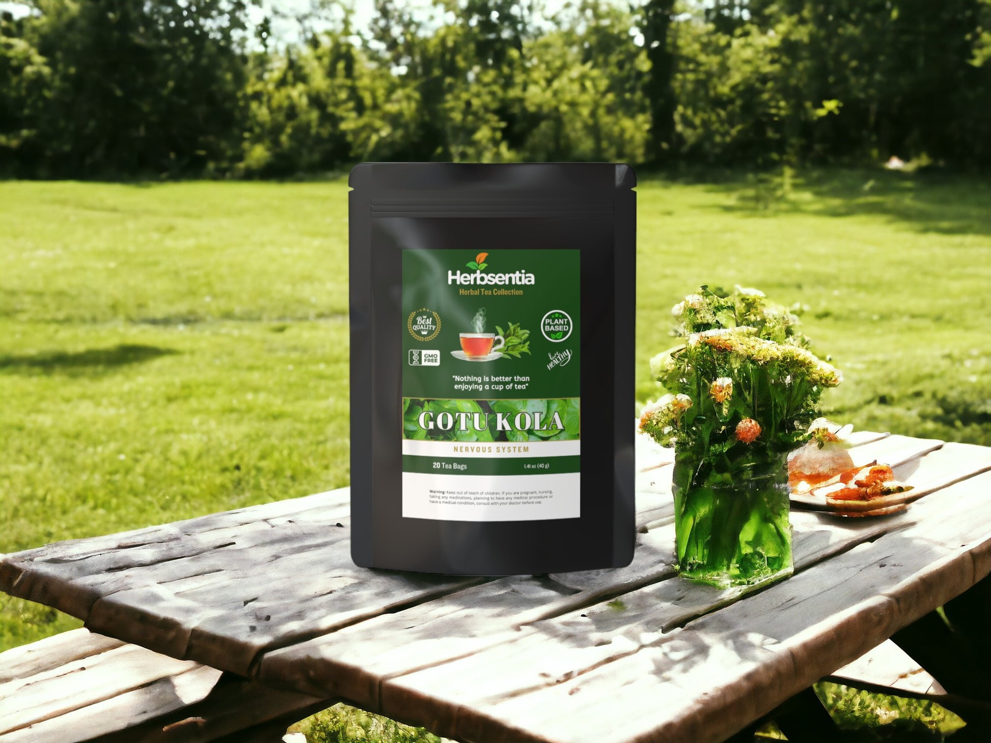 Gotu Kola Tea- Supports Mental Clarity & Skin Health image 1