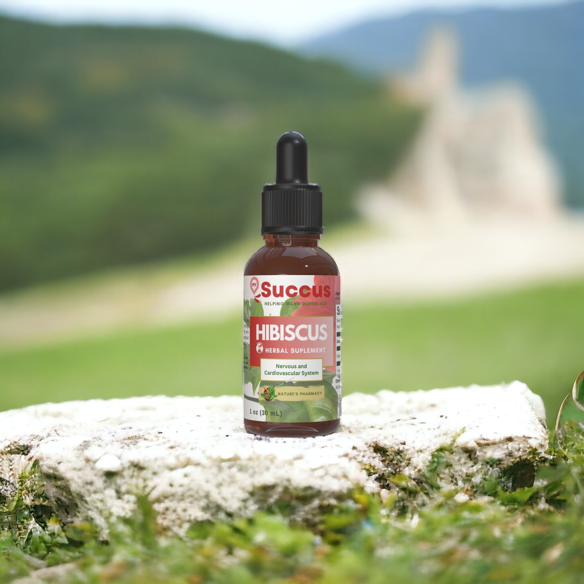 Hibiscus Tincture - Herbal Support for Hydration & Balance image 1