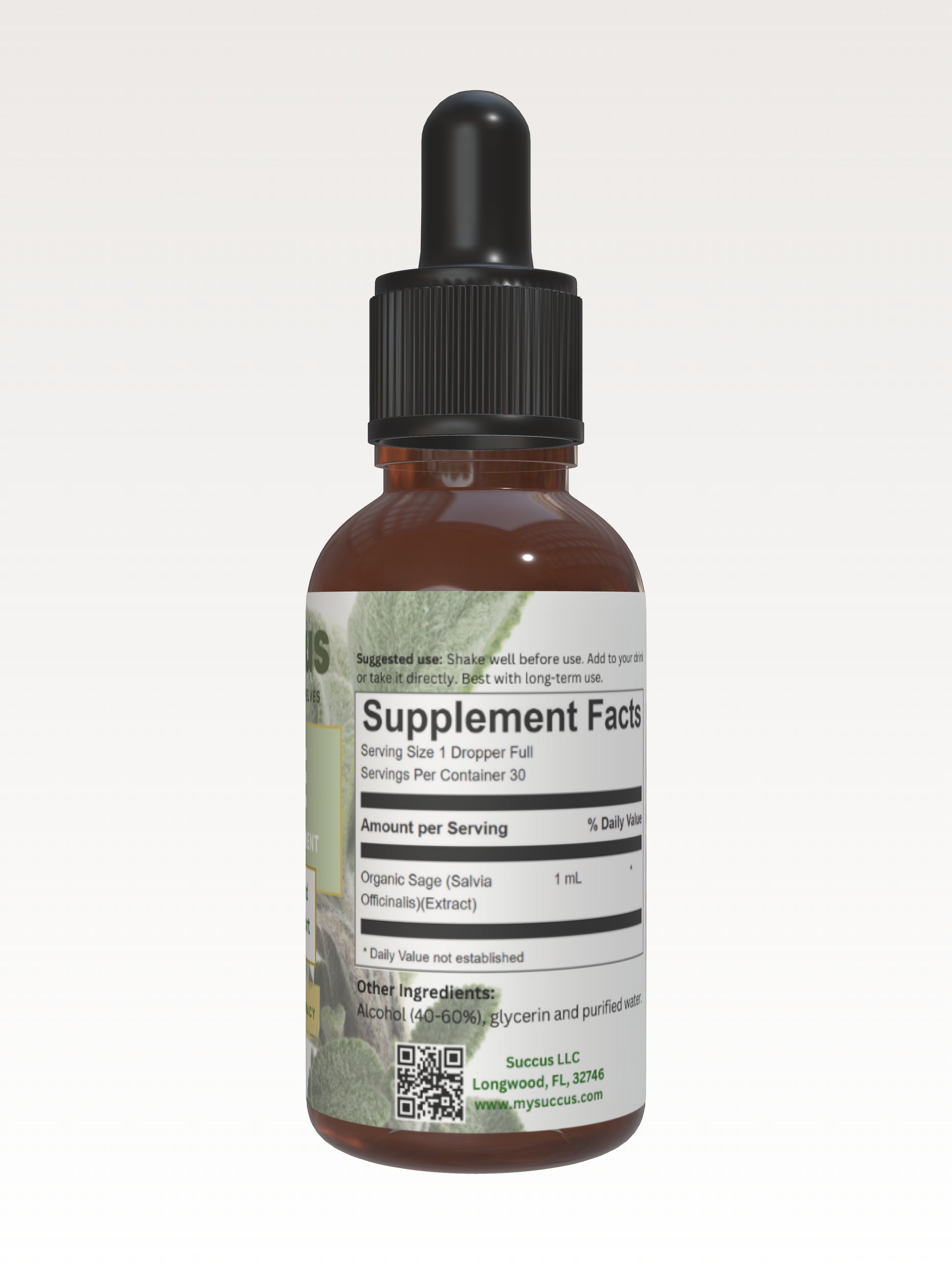 Sage Tincture - Mental Clarity and Oral Health image 3