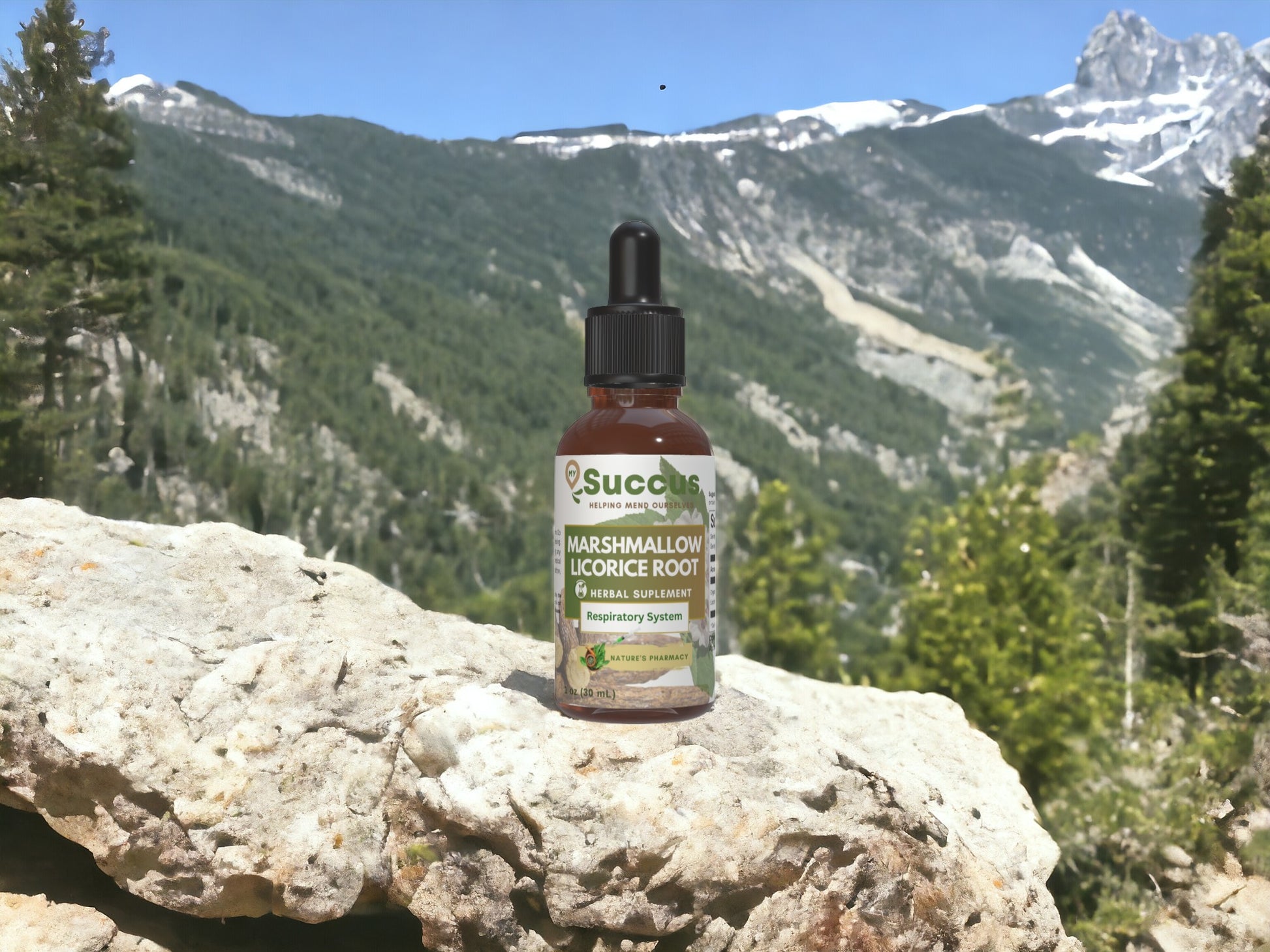 Marshmallow & Licorice Root Tincture - Supports Throat Health image 1