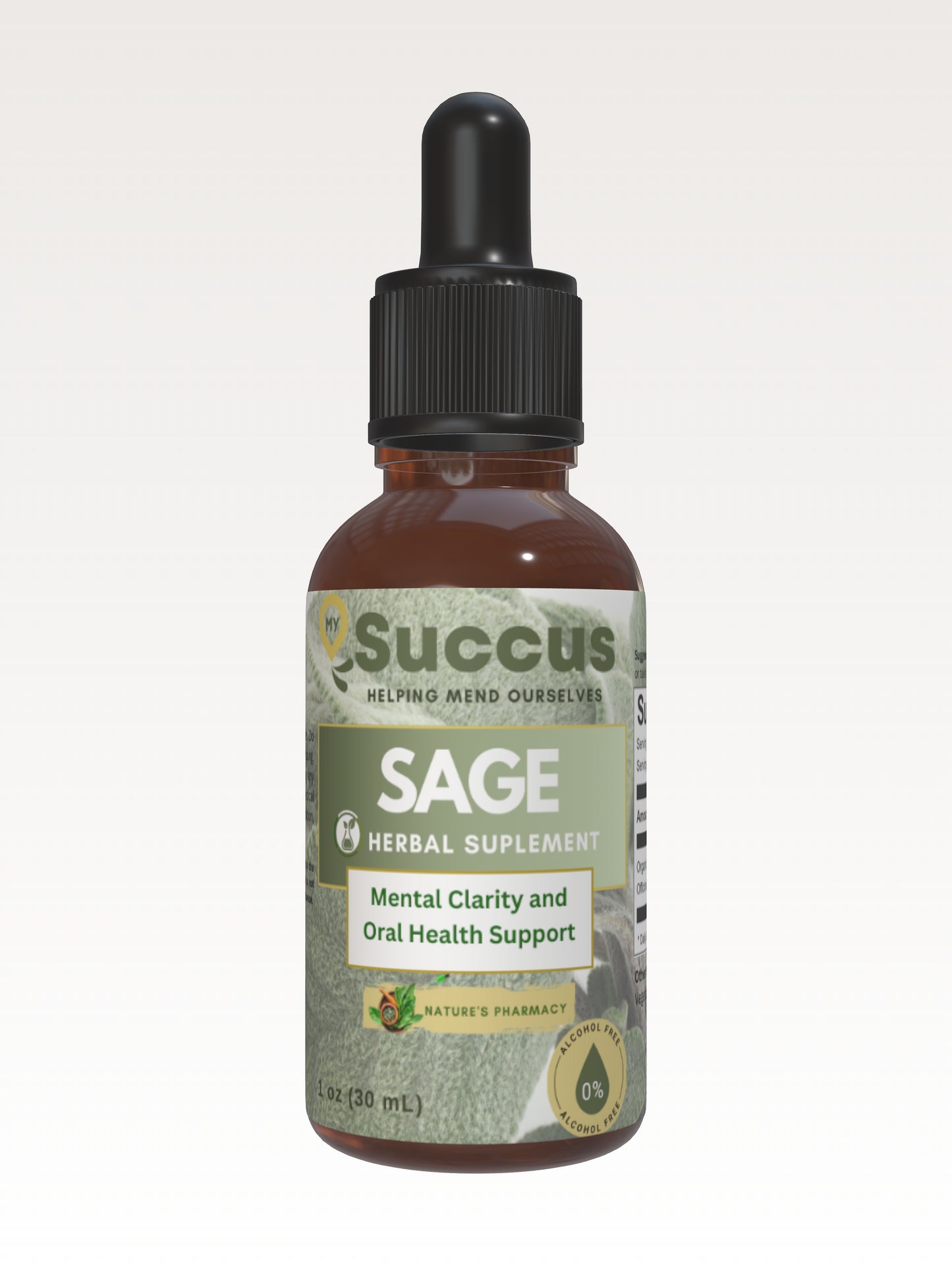 Sage Tincture - Mental Clarity and Oral Health image 4