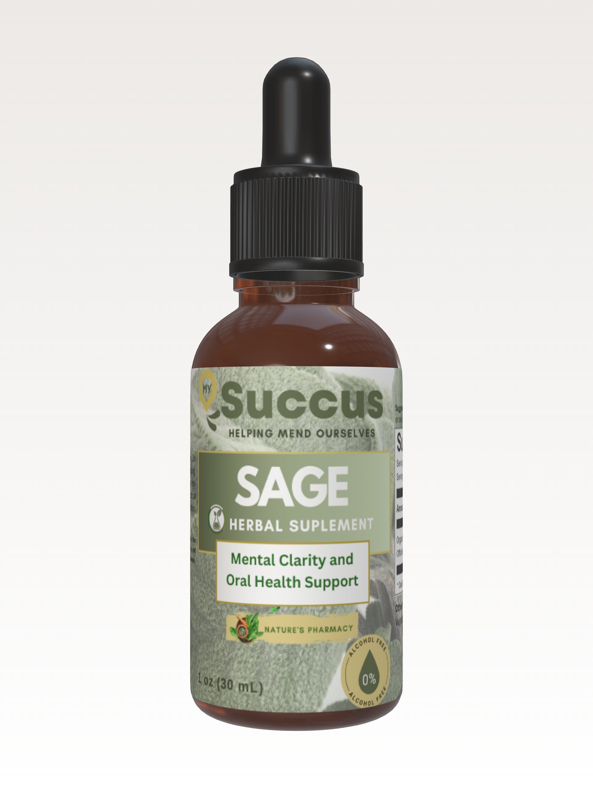 Sage Tincture - Mental Clarity and Oral Health image 4