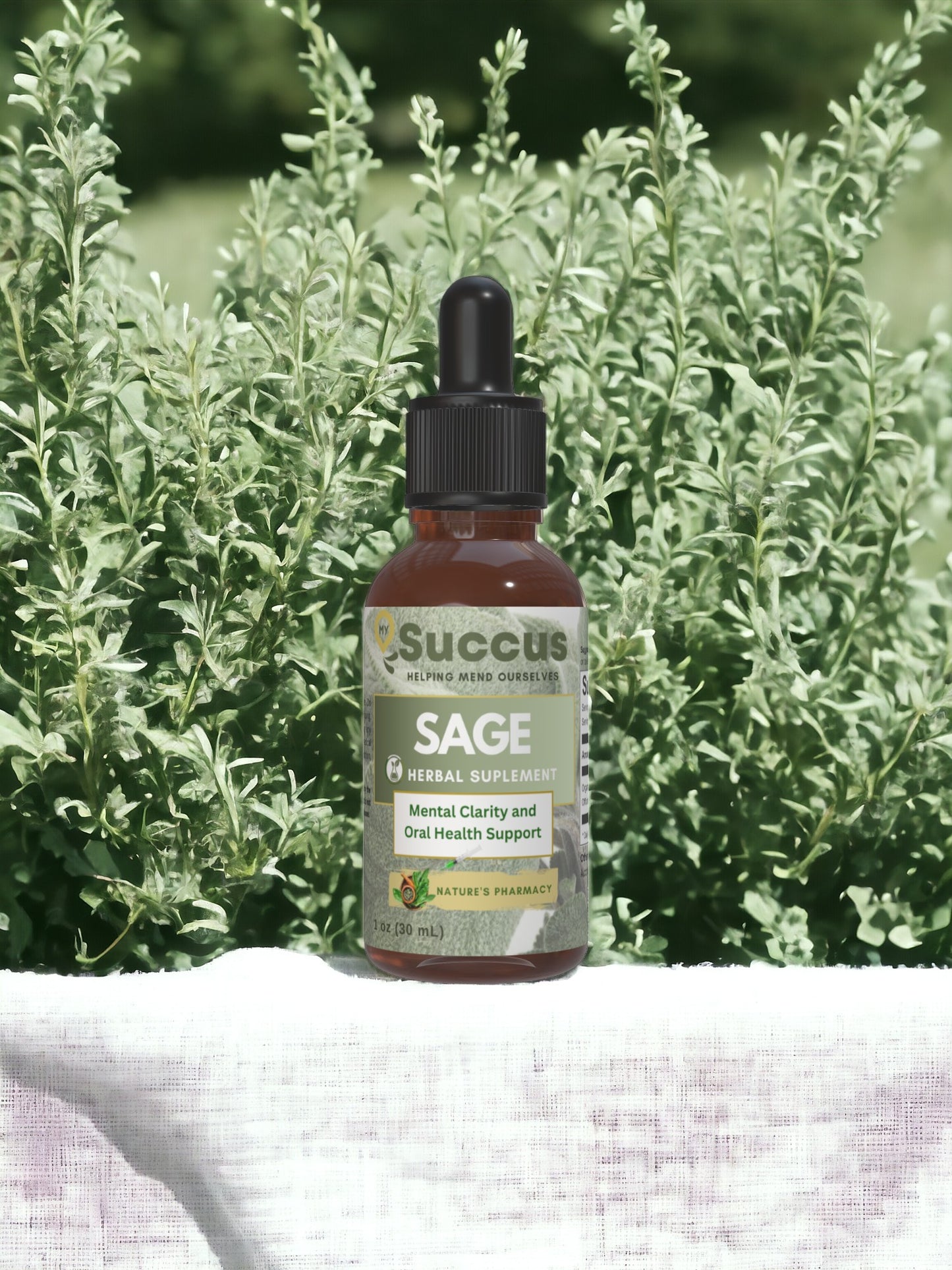 Sage Tincture - Mental Clarity and Oral Health image 1