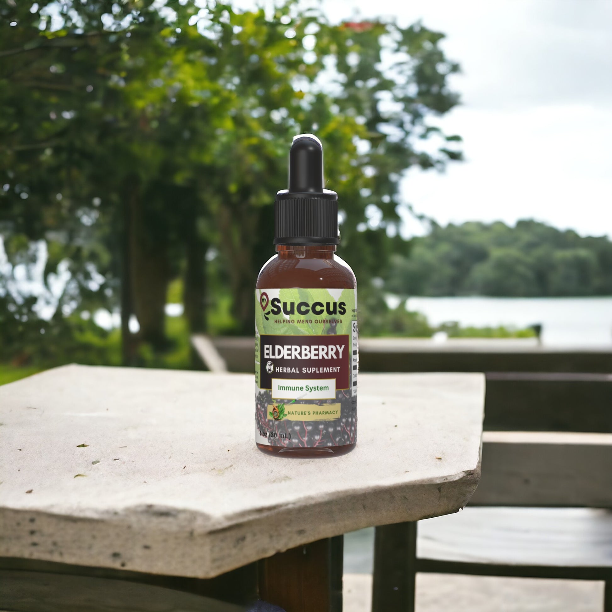 Elderberry Tincture - Herbal Support for Immune Wellness image 1