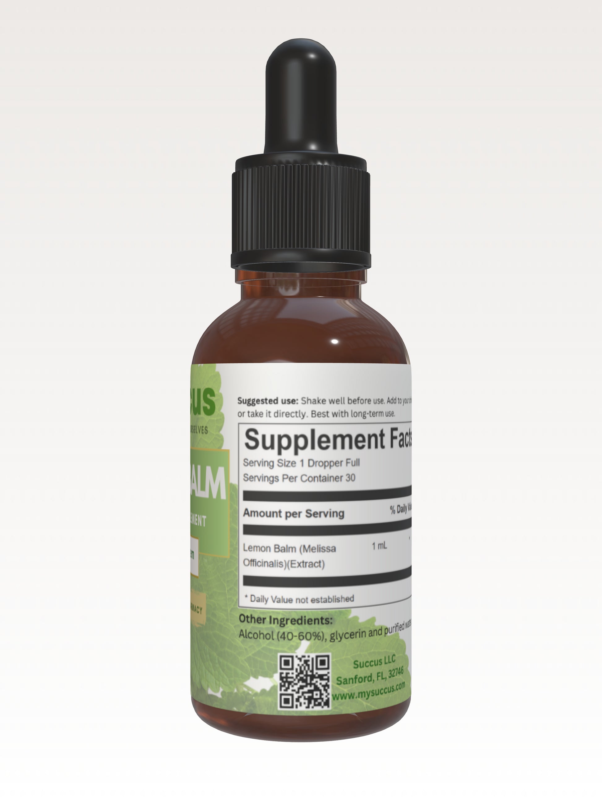 Lemon Balm Tincture - Supports Relaxation & Stress Relief image 3