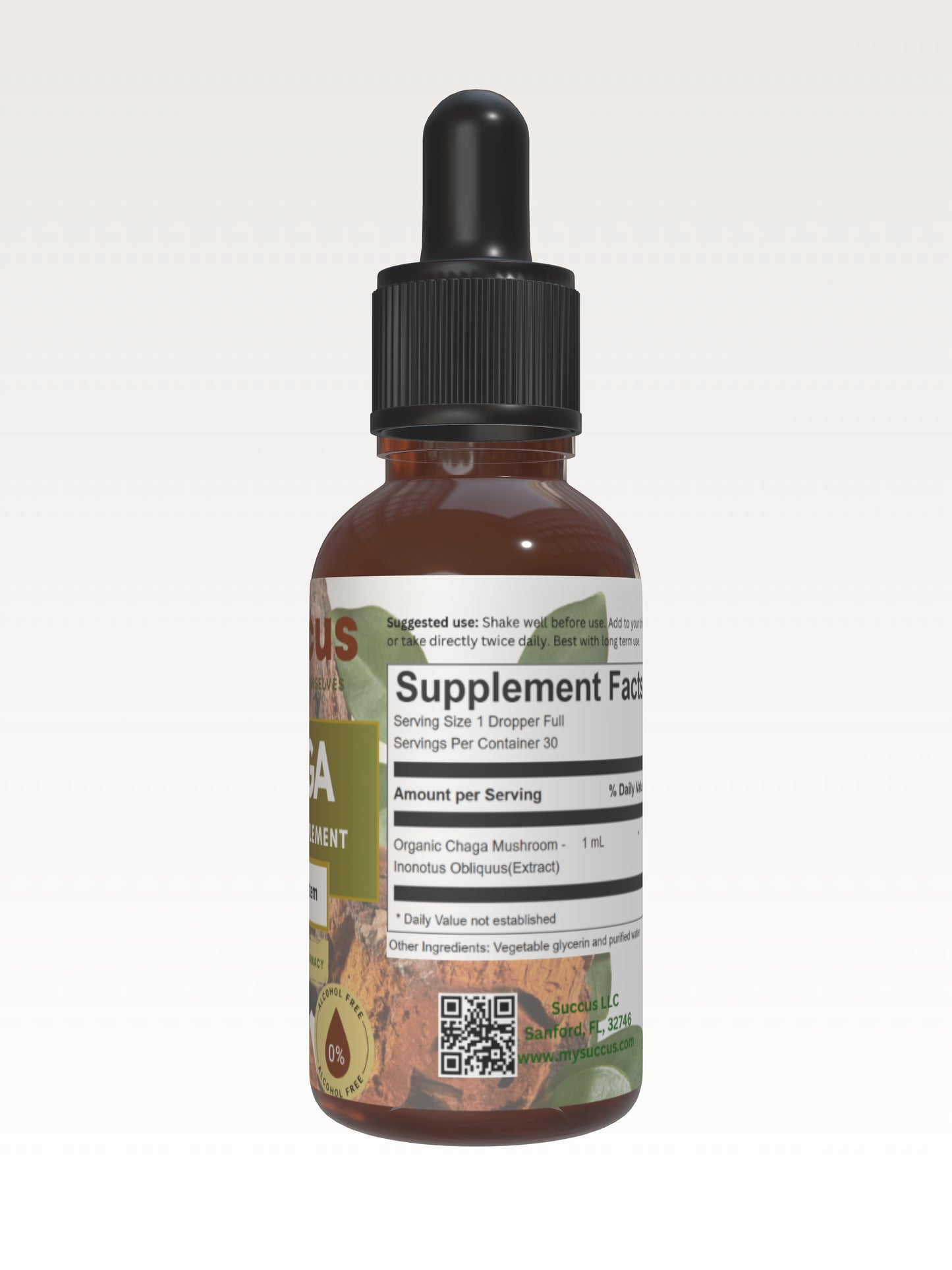 Chaga Tincture - Antioxidant-Rich Support for Immune Health image 4