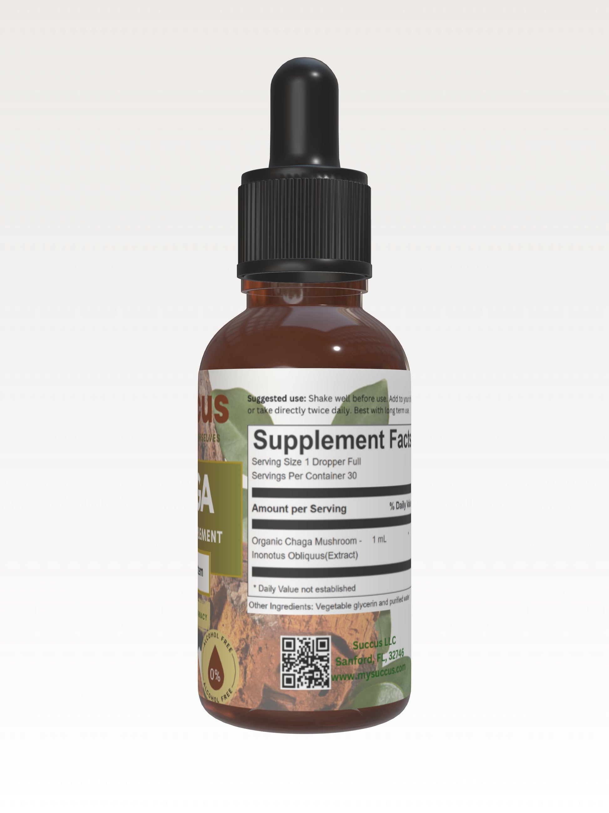 Chaga Tincture - Antioxidant-Rich Support for Immune Health image 4