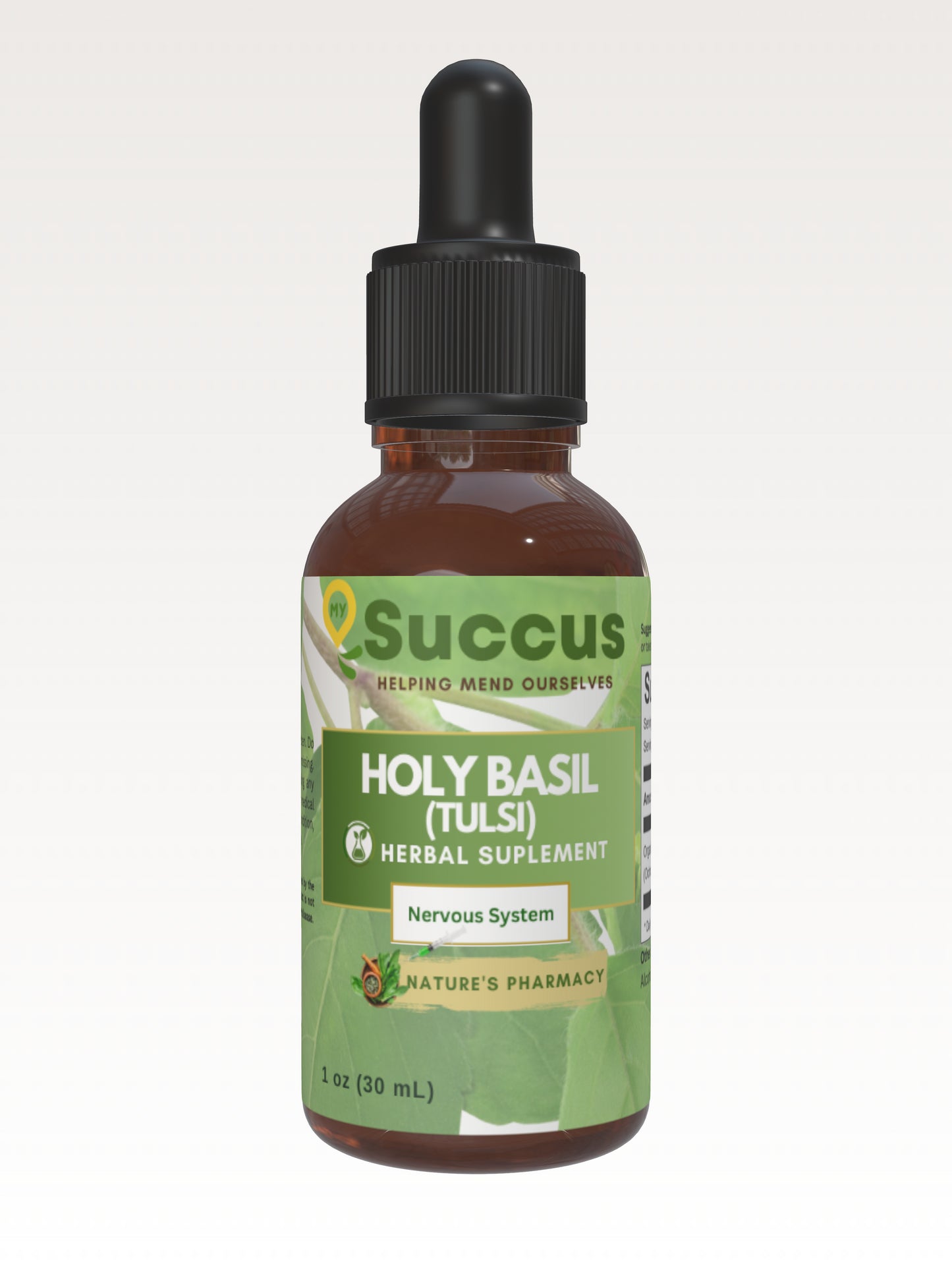 Holy Basil (Tulsi) Tincture - Herbal Support for Calm & Balance image 2