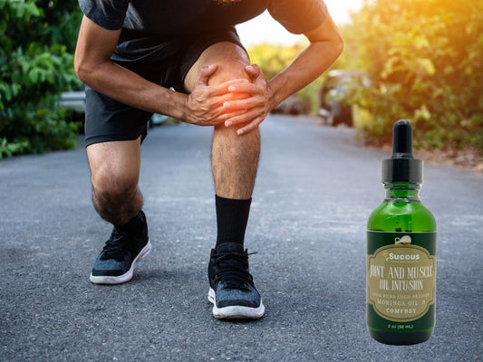 Cold Pressed Moringa Oil Infused with Comfrey - Pain Oil image 1