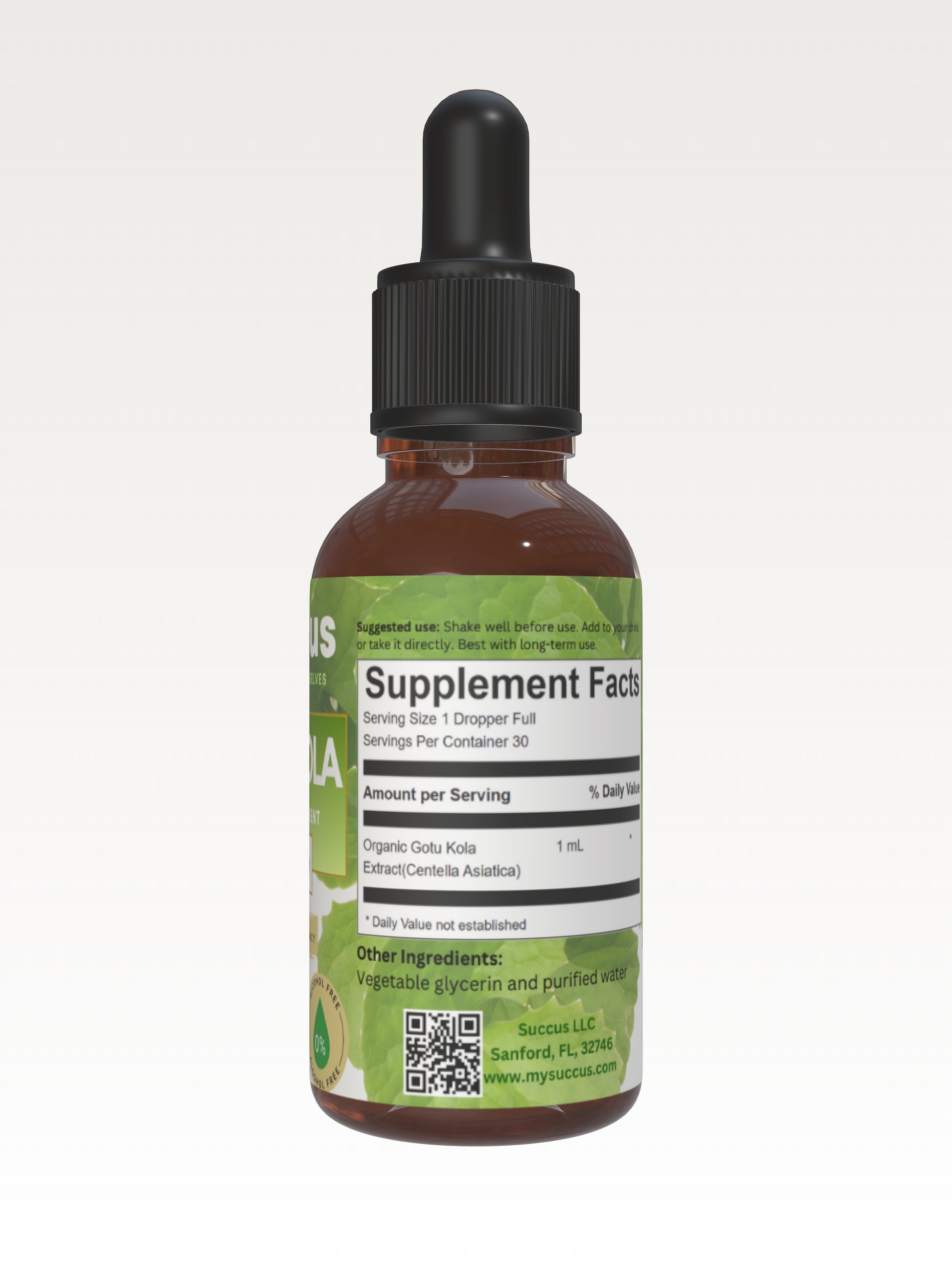 Gotu Kola Tincture - Supports Mental Clarity & Skin Health image 4